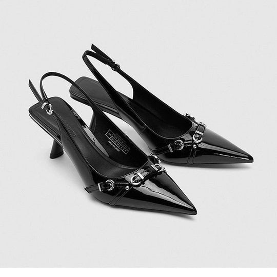 Damen Slingback-Pumps mit elegantem Design und schmalem Absatz R&B