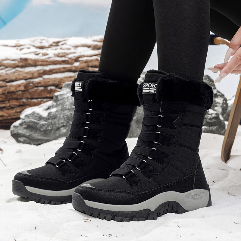Damen Wetterfeste Winterstiefel mit isolierendem Innenfutter und rutschfester Sohle R&B
