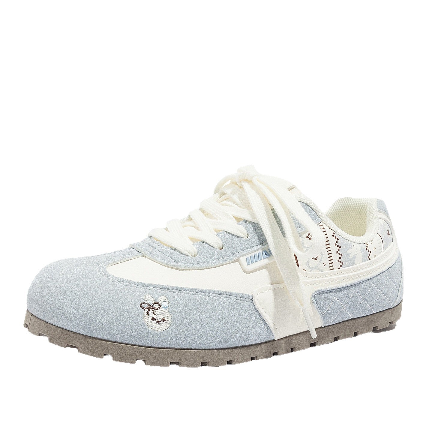 Damen Sneakers mit innovativen Tierapplikationen und bequemer Dämpfung