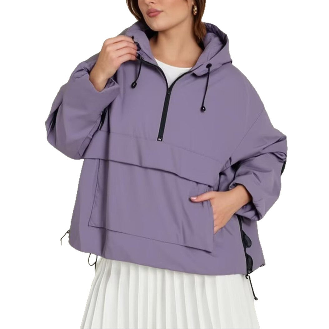 Damen leichte Anorakjacke mit praktischen Taschen R&B
