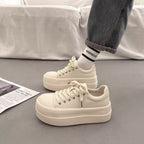 Damen Sneaker mit modischer Plateau-Sohle