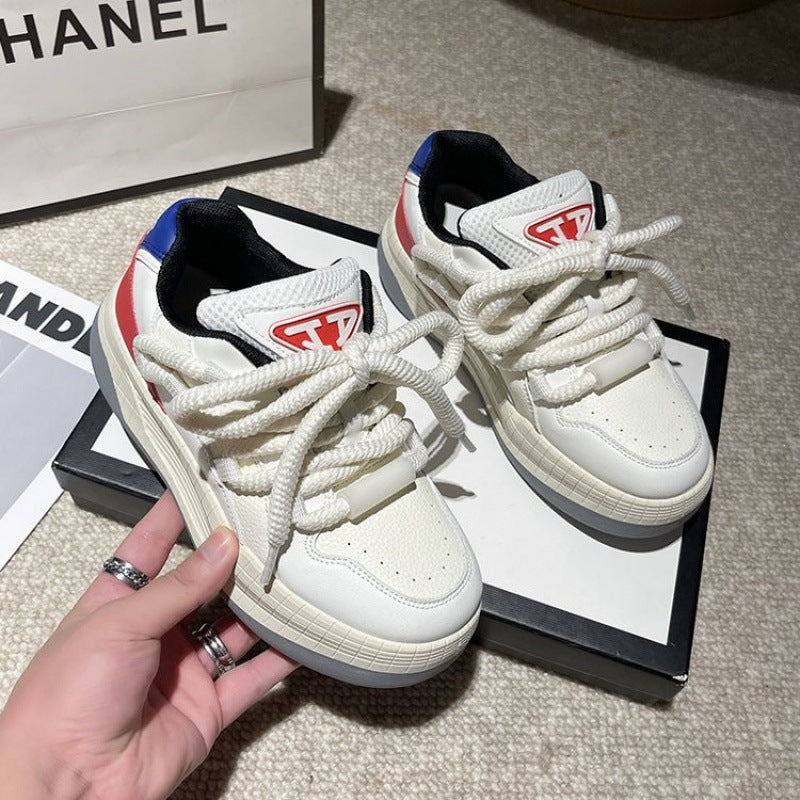 Damen Sportliche Sneaker im modernen Design mit dicker Sohle R&B