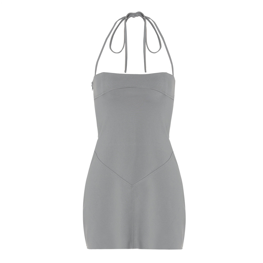 Damen Bandeau Sommerkleid mit verstellbaren Trägern R&B