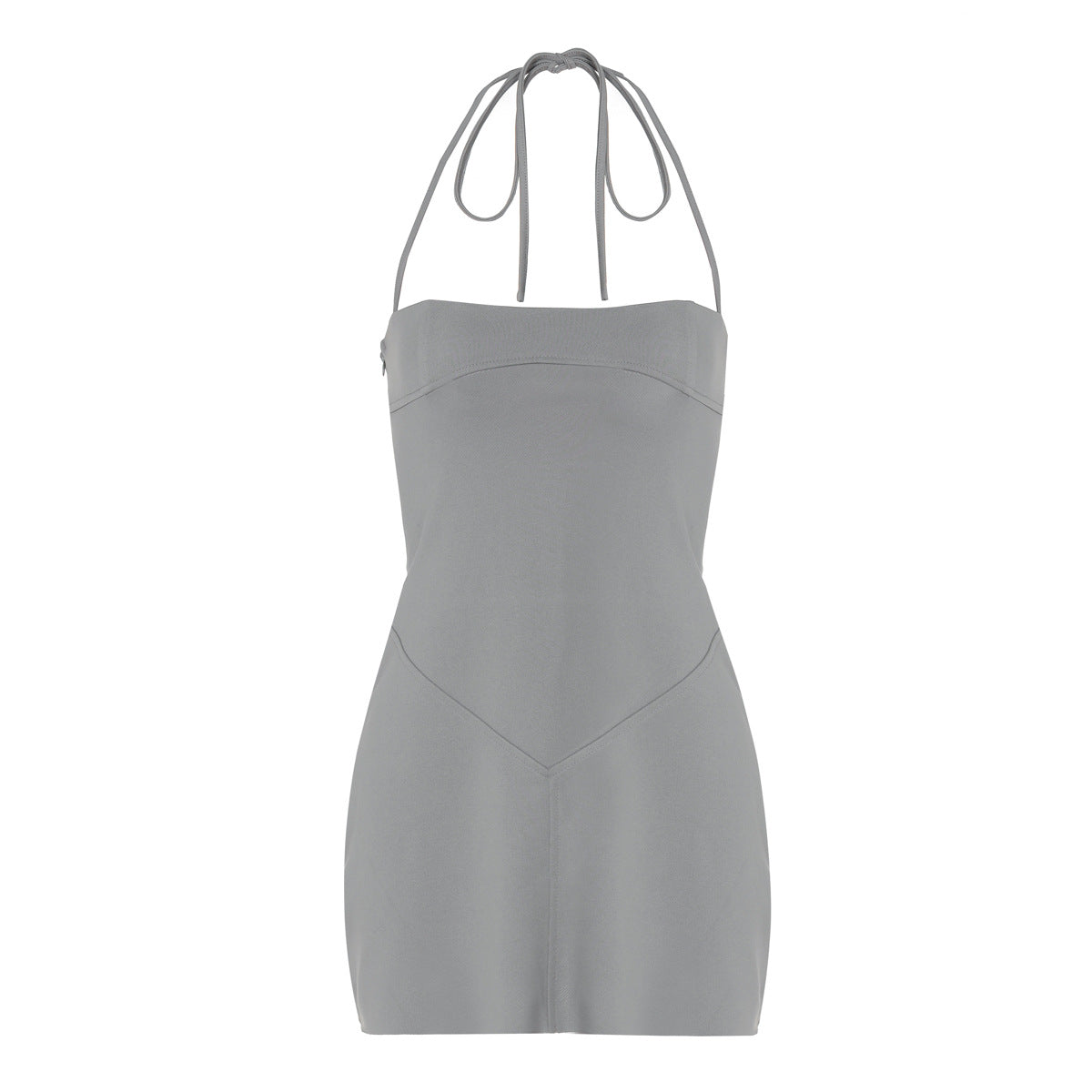 Damen Bandeau Sommerkleid mit verstellbaren Trägern R&B