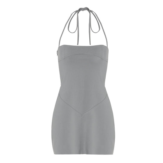 Damen Bandeau Sommerkleid mit verstellbaren Trägern R&B