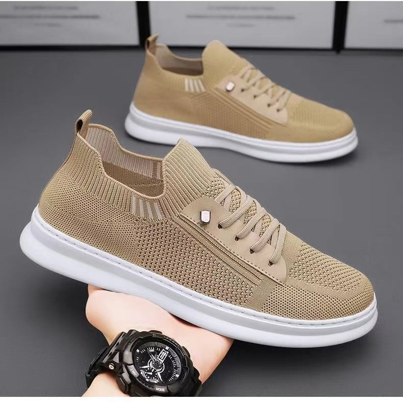 Damen Atmungsaktive Sneaker mit flexibel strickbarem Obermaterial und stoßdämpfender Sohle R&B