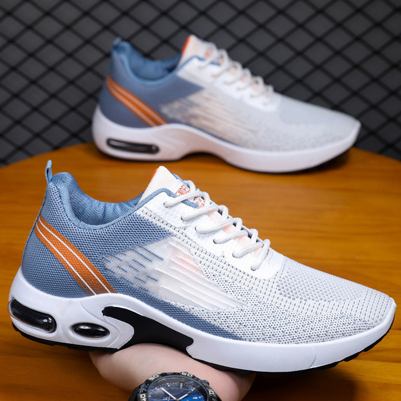 Damen Komfortable Dämpfungs-Sneaker mit atmungsaktiver Mesh-Oberfläche und elastischer Konstruktion R&B
