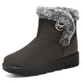 Damen Thermo-Winterstiefel mit weichem Kunstfellkragen R&B