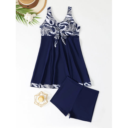 Damen Sportliches Strandkleid mit integrierten Shorts R&B