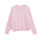 Damen lässiger Oversized Pullover R&B