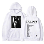 Damen Kapuzenpullover mit künstlerischem Fotodruck und einzigartigem Schriftzug