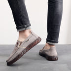 Damen bequeme Slip-On Schuhe aus atmungsaktivem Textilmaterial
