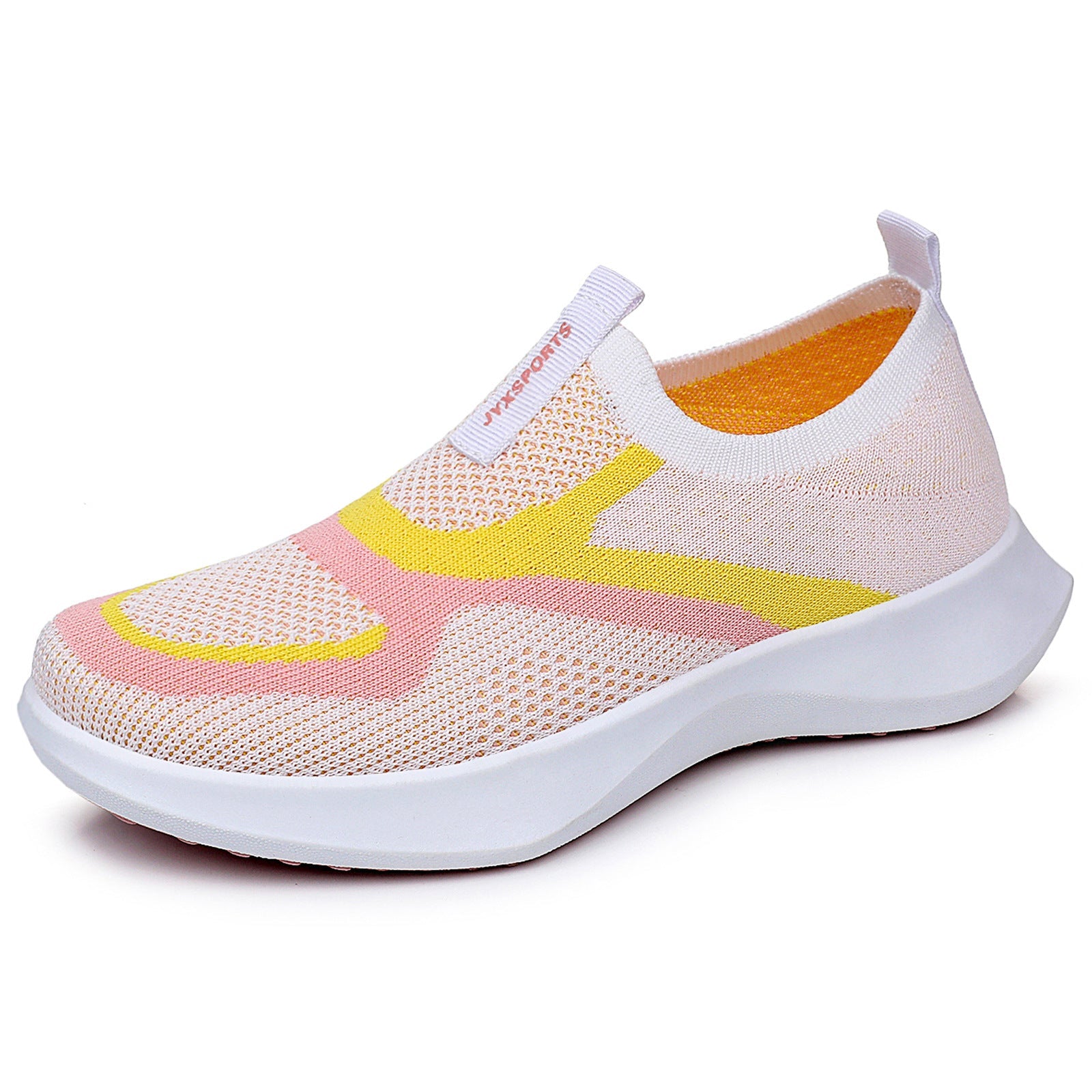 Damen Slip-On Sportschuhe mit atmungsaktivem Obermaterial und dämpfender Sohle R&B