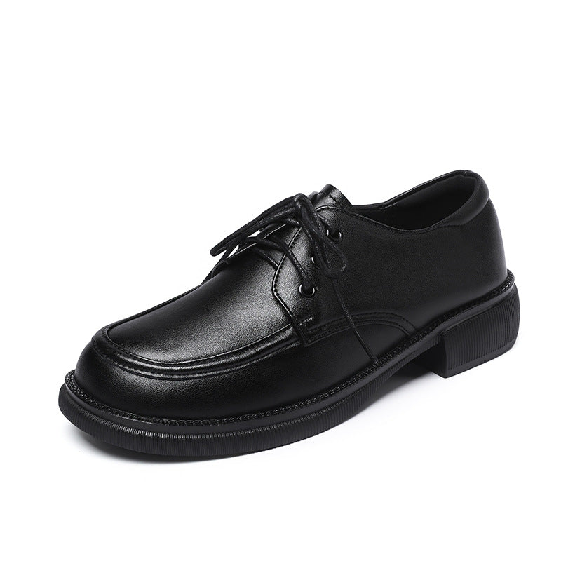 Damen Klassische Schnürschuhe aus hochwertigem Kunstleder mit rutschfester Sohle R&B