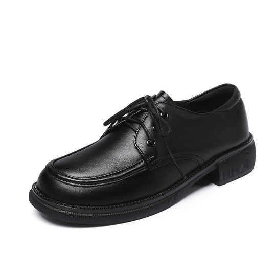 Damen Klassische Schnürschuhe aus hochwertigem Kunstleder mit rutschfester Sohle R&B