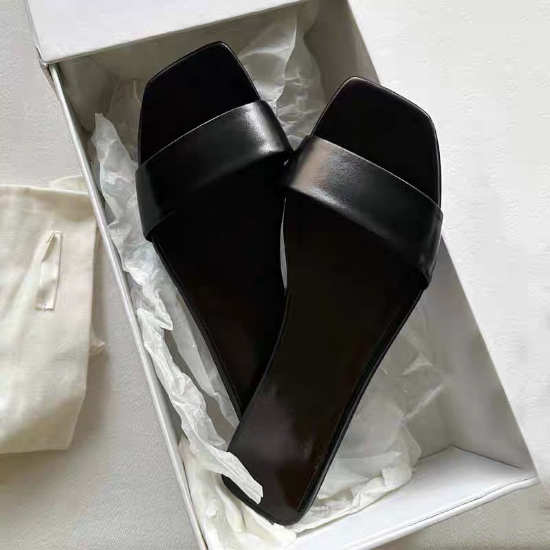 Damen modische Zehentrenner-Sandalen mit komfortablem Fußbett und elegantem Riemendesign R&B