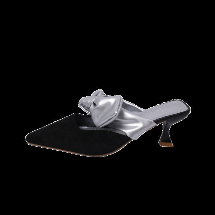 Damen eleganter Sling-Pump mit modischem Schleifendetail R&B