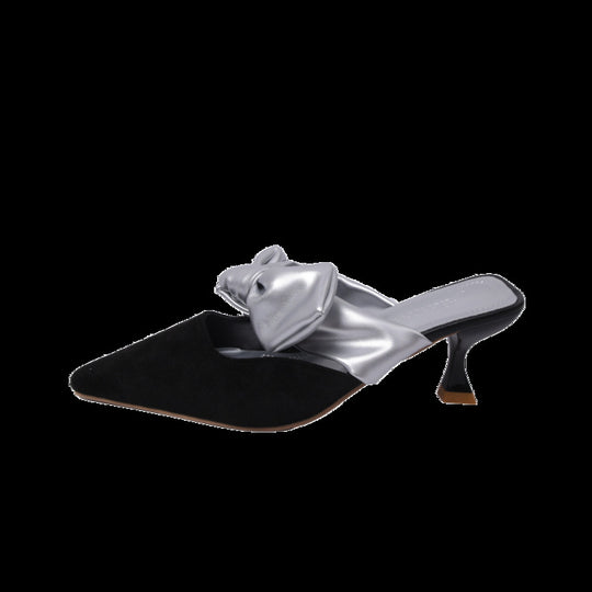 Damen eleganter Sling-Pump mit modischem Schleifendetail R&B