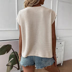 Damen legeres Strickoberteil R&B