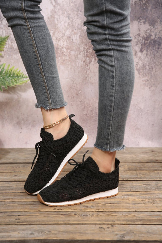Damen Sportliche Komfort-Sneaker mit atmungsaktivem Obermaterial R&B