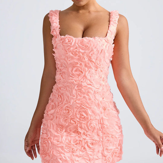 Damen Festliches Minikleid mit floralen Applikationen R&B