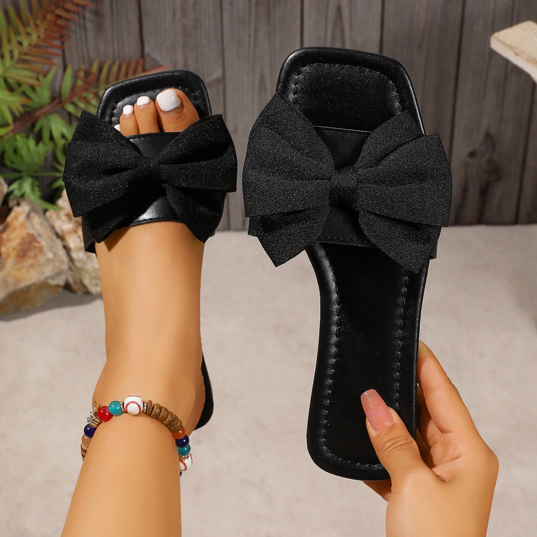Damen Bogen-Sandalen mit dekorativem Schleifen-Detail R&B