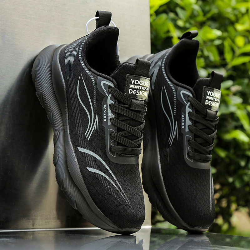 Damen Sportliche Lauf-Sneaker mit atmungsaktiver Mesh-Oberfläche und stoßdämpfender Sohle R&B