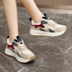 Damen Sportliche Sneaker mit atmungsaktivem Mesh-Obermaterial und dämpfender Laufsohle R&B