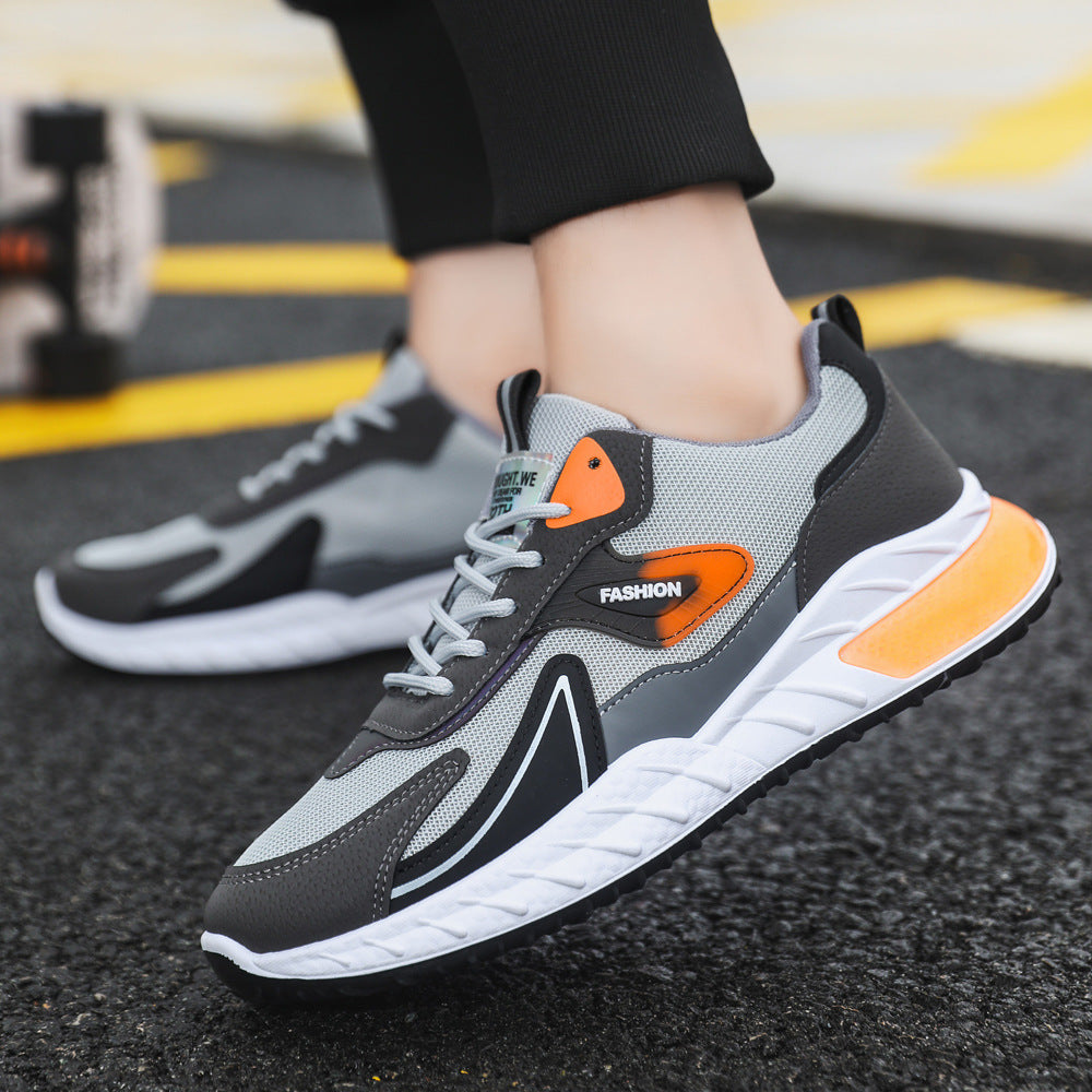 Damen Sportliche Sneakers mit atmungsaktiver Mesh-Oberfläche und stoßdämpfender Sohle R&B