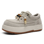 Damen modische Sneaker mit ornamentalen Schnürsenkeln R&B
