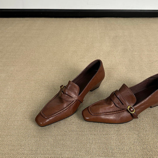 Damen elegante Ballerinas mit modischem Riemchen und hochwertiger Lederverarbeitung R&B