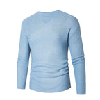 Herren eleganter V-Ausschnitt Pullover aus atmungsaktiver Baumwolle