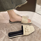 Damen Modische Riemensandalen mit Schnallenverschluss