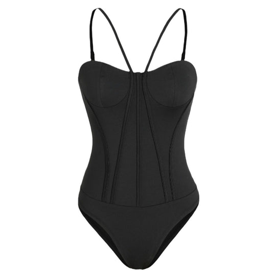 Damen Stilvolles Badeanzug mit figurformendem Schnitt R&B