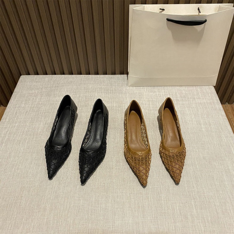 Damen Slingback Pumps mit transparentem Netzdesign R&B