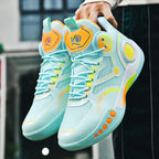 Damen Sportliche Basketball-Schuhe mit atmungsaktiver Oberflächenstruktur und innovativer Dämpfungstechnologie R&B