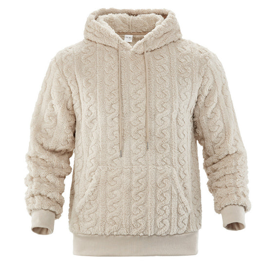 Damen Kuscheliger Fleece-Hoodie mit Strukturmuster R&B