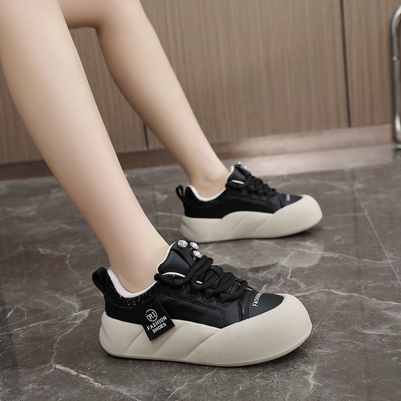 Damen Modische Sneakers mit funkelnden Akzenten und komfortablem Sohlenprofil R&B