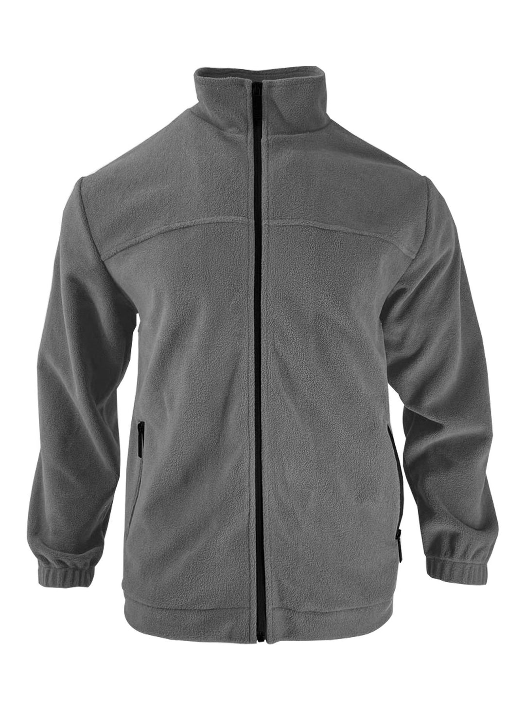 Herren Fleecejacke mit hohem Kragen und praktischen Reißverschlusstaschen R&B