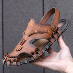 Damen Leder Sandalen mit verstellbaren Riemen R&B
