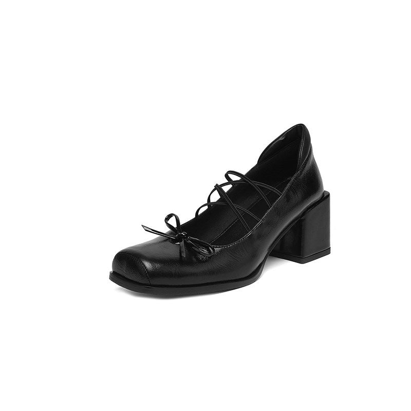 Damen Ballerinas mit dekorativen Schleifen und hochwertiger Metallic-Oberfläche