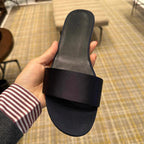 Damen Flache Slipper mit klassischem Riemendesign R&B