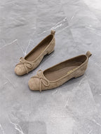 Damen Ballerinas mit dekorativem Schleifen-Detail R&B