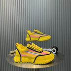 Damen Sportliche Sneakers mit atmungsaktivem Mesh und stoßdämpfender Sohle R&B