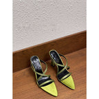 Damen elegante High Heel Sandalen mit verziertem Riemendesign R&B