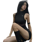Damen Sportlicher Badesuit mit modernem Mesh-Design R&B