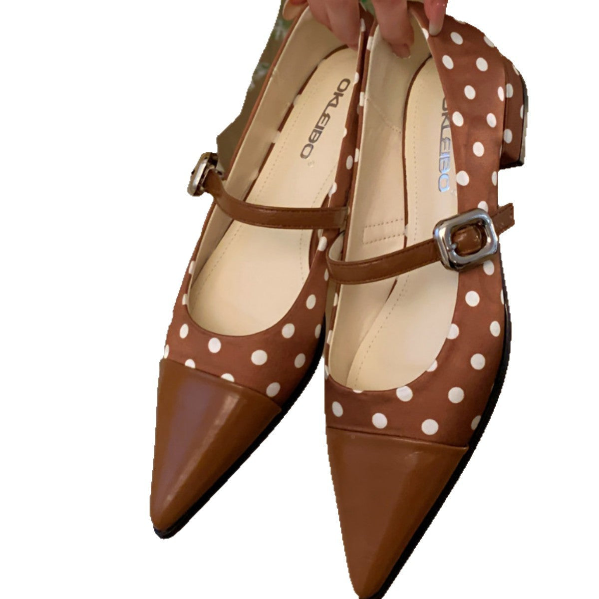 Damen elegante Slingback-Ballerinas mit gepolstertem Riemchen und stilvollem Punkten R&B