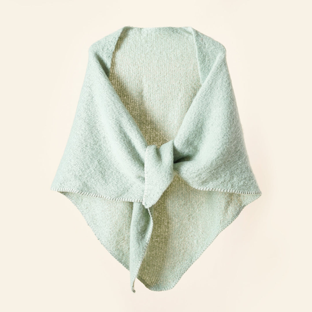 Damen Kuscheliger Wickelponcho mit Modernen Fransen und Elegantem Design R&B