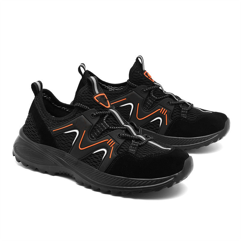 Damen Sportliche Leichtgewicht Sneakers mit atmungsaktiver Oberflächenstruktur R&B