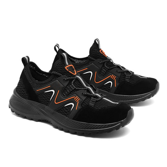 Damen Sportliche Leichtgewicht Sneakers mit atmungsaktiver Oberflächenstruktur R&B